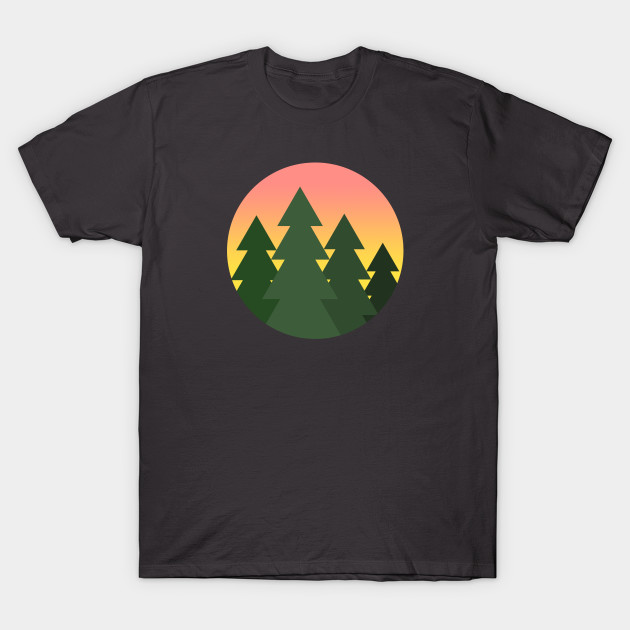 PNW Evergreen Sunset